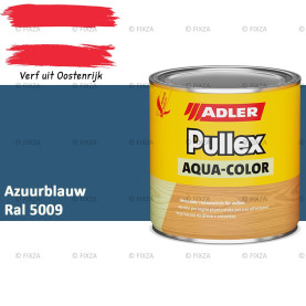 Pullex Aqua-Color – Azuurblauw – Duurzame houtbescherming voor hout buiten