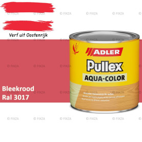 Pullex Aqua-Color – Bleekrood – Duurzame houtbescherming voor hout buiten