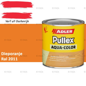 Pullex Aqua-Color – Dieporanje – Duurzame houtbescherming voor hout buiten