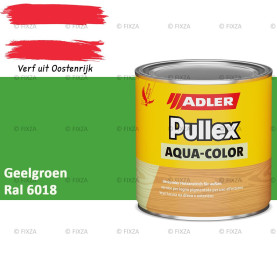 Pullex Aqua-Color – Geelgroen – Duurzame houtbescherming voor hout buiten