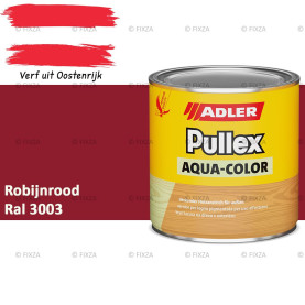 Pullex Aqua-Color – Robijnrood – Duurzame houtbescherming voor hout buiten