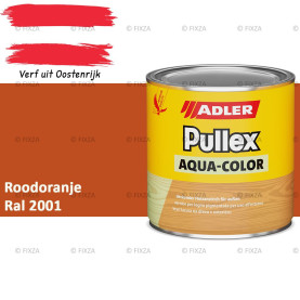 Pullex Aqua-Color – Roodoranje – Duurzame houtbescherming voor hout buiten