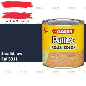 Pullex Aqua-Color – Staalblauw – Duurzame houtbescherming voor hout buiten