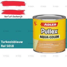 Pullex Aqua-Color – Turkooisblauw – Duurzame houtbescherming voor hout buiten