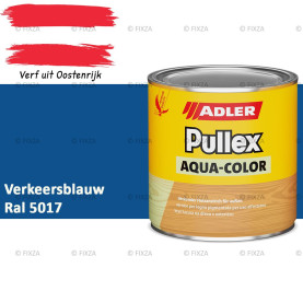 Pullex Aqua-Color – Verkeersblauw – Duurzame houtbescherming voor hout buiten