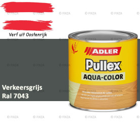 Pullex Aqua-Color – Verkeersgrijs B – Duurzame houtbescherming voor hout buiten