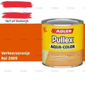 Pullex Aqua-Color – Verkeersoranje – Duurzame houtbescherming voor hout buiten