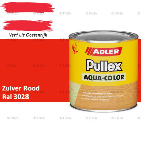 Pullex Aqua-Color – Zuiver Rood – Duurzame houtbescherming voor hout buiten