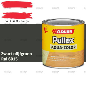 Pullex Aqua-Color – Zwart olijfgroen – Duurzame houtbescherming voor hout buiten