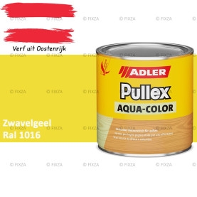 Pullex Aqua-Color – Zwavelgeel – Duurzame houtbescherming voor hout buiten