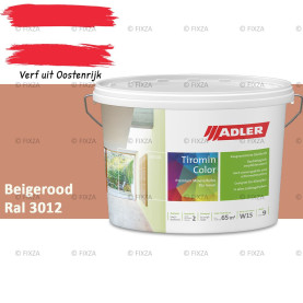 ADLER Aviva Tiromin-Color Beigerood – Duurzame Silicaat Muurverf in Kleur voor Binnen