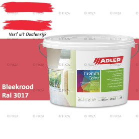 ADLER Aviva Tiromin-Color Bleekrood – Duurzame Silicaat Muurverf in Kleur voor Binnen