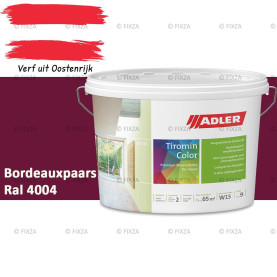 ADLER Aviva Tiromin-Color Bordeauxpaars – Duurzame Silicaat Muurverf in Kleur voor Binnen