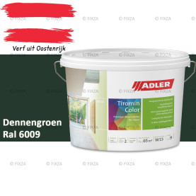 ADLER Aviva Tiromin-Color Dennengroen – Duurzame Silicaat Muurverf in Kleur voor Binnen
