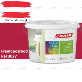 ADLER Aviva Tiromin-Color Framboosrood – Duurzame Silicaat Muurverf in Kleur voor Binnen
