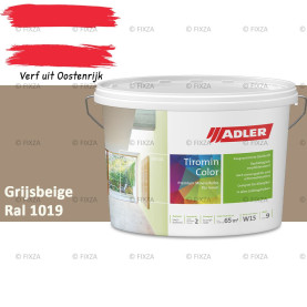 ADLER Aviva Tiromin-Color Grijsbeige – Duurzame Silicaat Muurverf in Kleur voor Binnen
