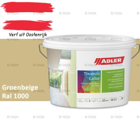 ADLER Aviva Tiromin-Color Groenbeige – Duurzame Silicaat Muurverf in Kleur voor Binnen