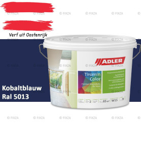 ADLER Aviva Tiromin-Color Kobaltblauw – Duurzame Silicaat Muurverf in Kleur voor Binnen