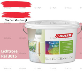 ADLER Aviva Tiromin-Color Lichtroze – Duurzame Silicaat Muurverf in Kleur voor Binnen