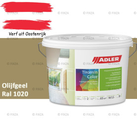 ADLER Aviva Tiromin-Color Olijfgeel – Duurzame Silicaat Muurverf in Kleur voor Binnen
