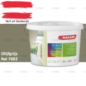 ADLER Aviva Tiromin-Color Olijfgrijs – Duurzame Silicaat Muurverf in Kleur voor Binnen