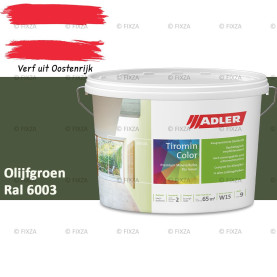 ADLER Aviva Tiromin-Color Olijfgroen – Duurzame Silicaat Muurverf in Kleur voor Binnen