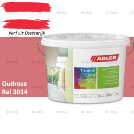 ADLER Aviva Tiromin-Color Oudroze – Duurzame Silicaat Muurverf in Kleur voor Binnen