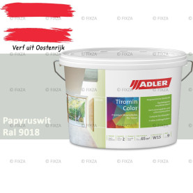 ADLER Aviva Tiromin-Color Papyruswit – Duurzame Silicaat Muurverf in Kleur voor Binnen