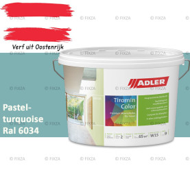ADLER Aviva Tiromin-Color Pastelturquoise – Duurzame Silicaat Muurverf in Kleur voor Binnen