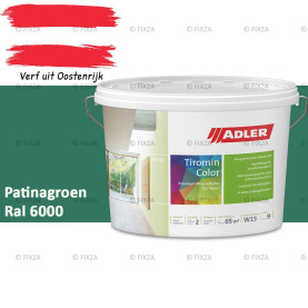 ADLER Aviva Tiromin-Color Patinagroen – Duurzame Silicaat Muurverf in Kleur voor Binnen