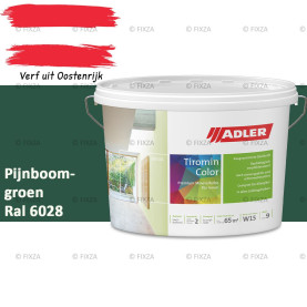 ADLER Aviva Tiromin-Color Pijnboomgroen – Duurzame Silicaat Muurverf in Kleur voor Binnen