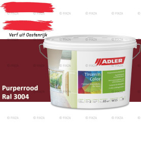ADLER Aviva Tiromin-Color Purperrood – Duurzame Silicaat Muurverf in Kleur voor Binnen