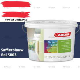 ADLER Aviva Tiromin-Color Saffierblauw – Duurzame Silicaat Muurverf in Kleur voor Binnen