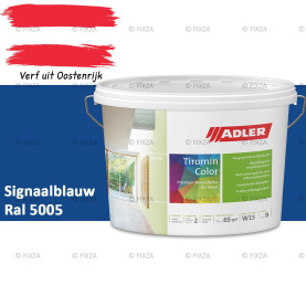 ADLER Aviva Tiromin-Color Signaalblauw – Duurzame Silicaat Muurverf in Kleur voor Binnen