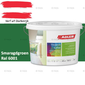 ADLER Aviva Tiromin-Color Smaragdgroen – Duurzame Silicaat Muurverf in Kleur voor Binnen
