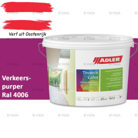 ADLER Aviva Tiromin-Color Verkeerspurper – Duurzame Silicaat Muurverf in Kleur voor Binnen