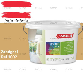 ADLER Aviva Tiromin-Color Zandgeel – Duurzame Silicaat Muurverf in Kleur voor Binnen