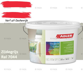 ADLER Aviva Tiromin-Color Zijdegrijs – Duurzame Silicaat Muurverf in Kleur voor Binnen