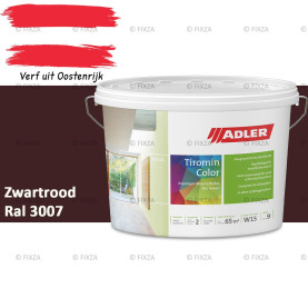 ADLER Aviva Tiromin-Color Zwartrood – Duurzame Silicaat Muurverf in Kleur voor Binnen
