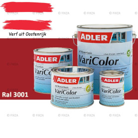 ADLER Varicolor 2in1 RAL 3001 Signaalrood – Lakverf voor op Hout, Metaal en Kunststof