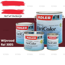 ADLER Varicolor 2in1 RAL 3005 Wijnrood – Lakverf voor op Hout, Metaal en Kunststof