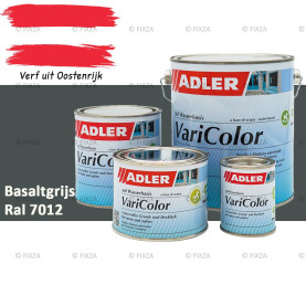 ADLER Varicolor 2in1 RAL 7012 Basaltgrijs – Lakverf voor op Hout, Metaal en Kunststof