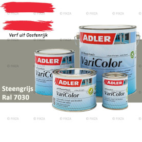 ADLER Varicolor 2in1 RAL 7030 Steengrijs – Lakverf voor op Hout, Metaal en Kunststof