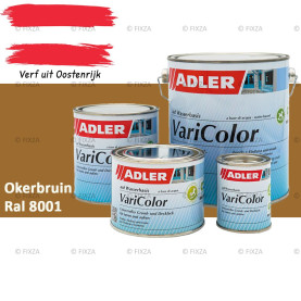 ADLER Varicolor 2in1 RAL 8001 Okerbruin – Lakverf voor op Hout, Metaal en Kunststof