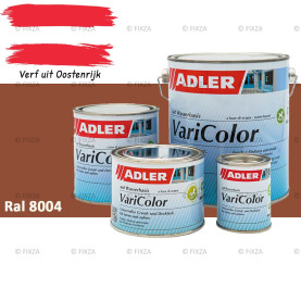 ADLER Varicolor 2in1 RAL 8004 Koperbruin – Lakverf voor op Hout, Metaal en Kunststof