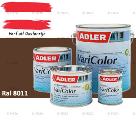ADLER Varicolor 2in1 RAL 8011 Notenbruin – Lakverf voor op Hout, Metaal en Kunststof