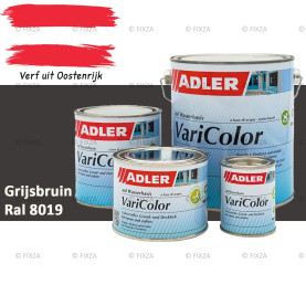 ADLER Varicolor 2in1 RAL 8019 Grijsbruin – Lakverf voor op Hout, Metaal en Kunststof