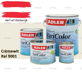 ADLER Varicolor 2in1 RAL 9001 Cremewit – Lakverf voor op Hout, Metaal en Kunststof