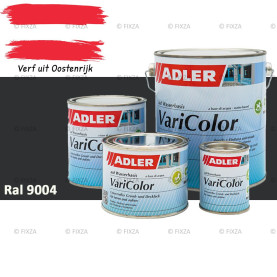 ADLER Varicolor 2in1 RAL 9004 Signaalzwart – Lakverf voor op Hout, Metaal en Kunststof
