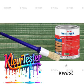 Kleurtester HK-Lazuur 3in1 Plus Houtbeits dennengroen, premium houtbeschermende beits